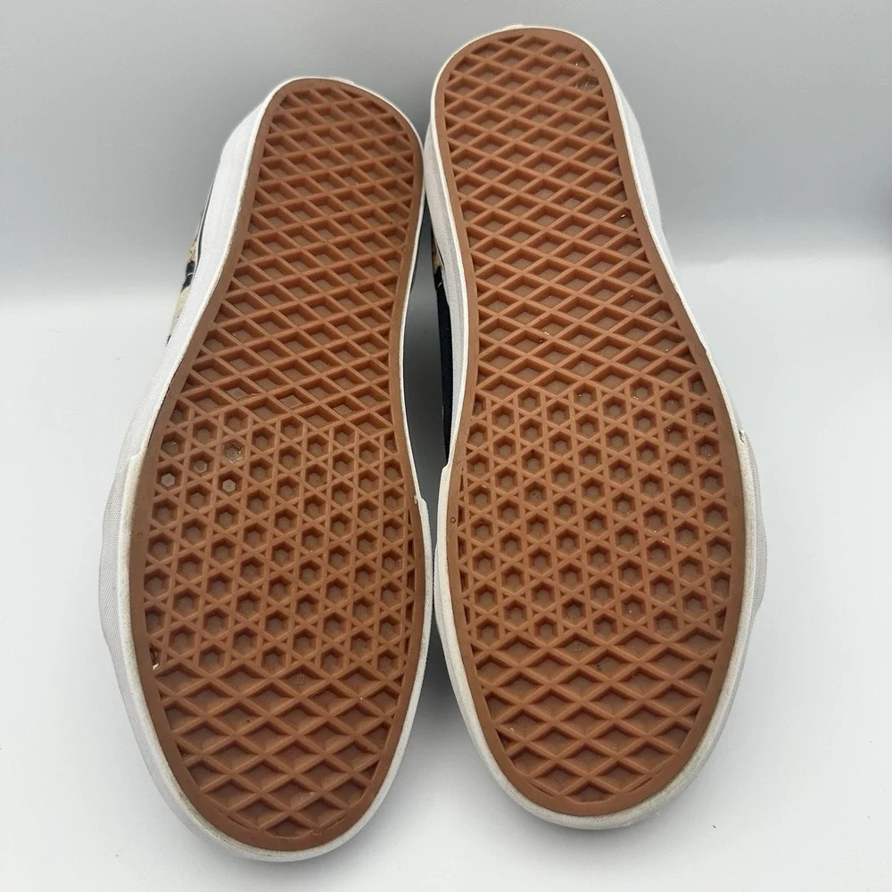 Vans Digi Hula SK8-Hi Reissue Sneakers Blue Ukulele Print Mens 9.5 Womens 11‎